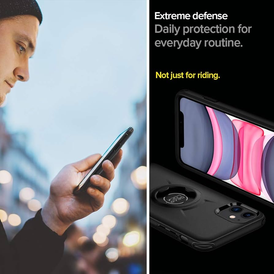 Amazon.co.jp: Spigen iPhone11ケース ギアロック バイク